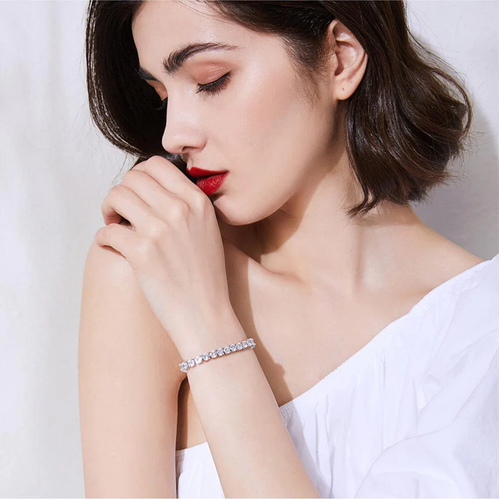 Classic Shining Tennis Bracelet - Image 5