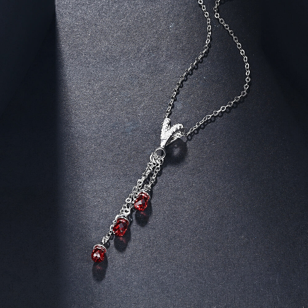 Fashion Pear Olivine Sterling Silver Necklace Pendant - Image 4