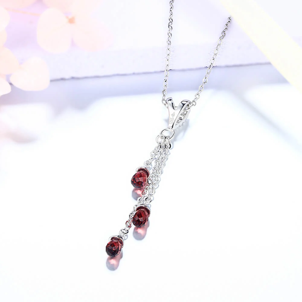 Fashion Pear Olivine Sterling Silver Necklace Pendant - Image 5