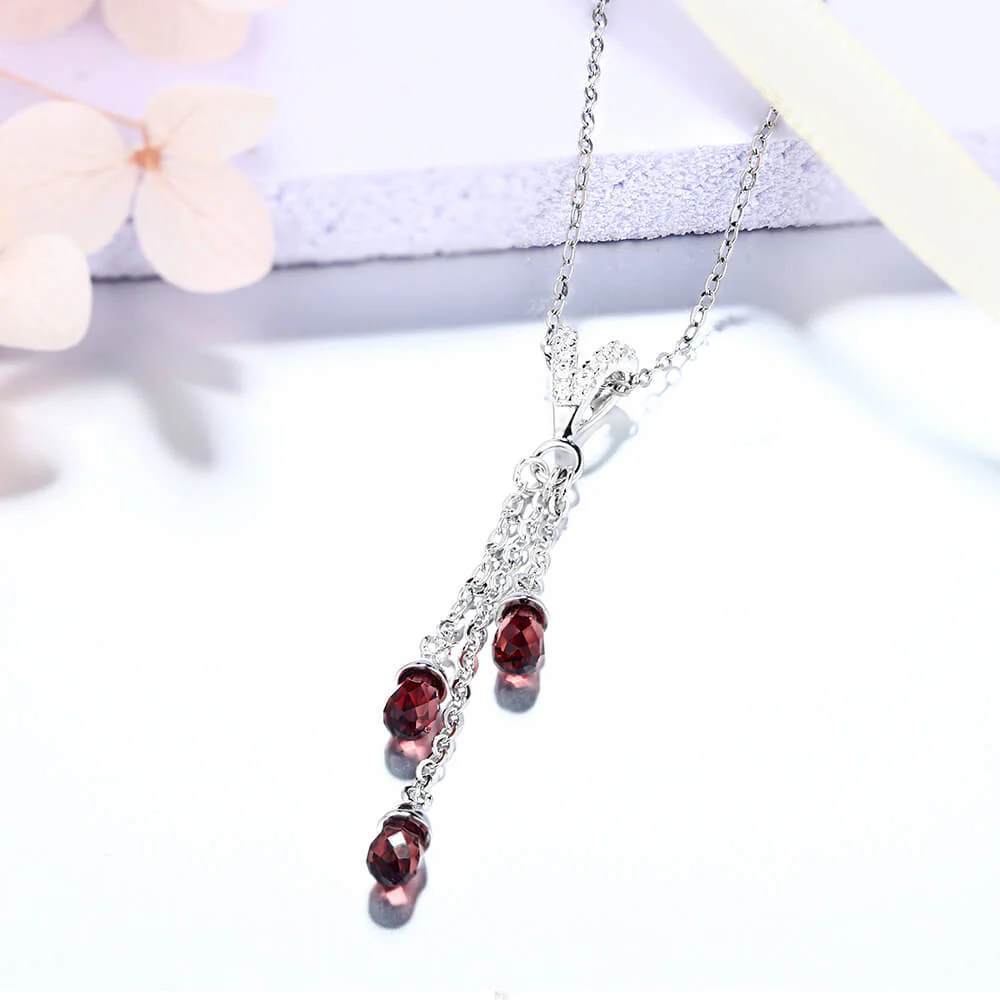 Fashion Pear Olivine Sterling Silver Necklace Pendant - Image 7